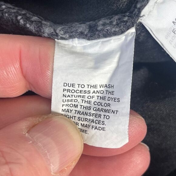 Madewell 9" Mid Rise Skinny Jeans Washed Black Sz 28 - Picture 9 of 11